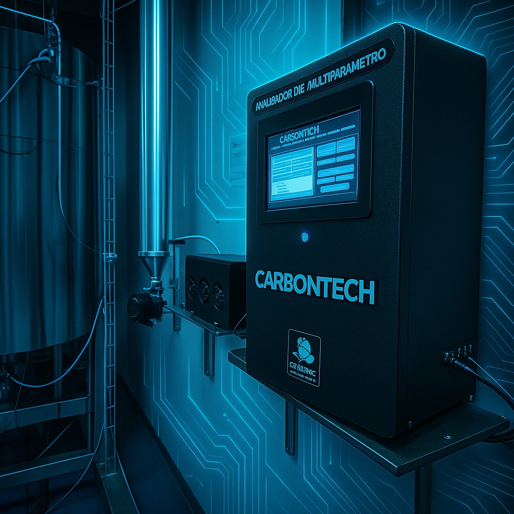 CarbonTech Multiparâmetro – 02 canais análises de Processo + 01 canal análise de Frasco/Manual