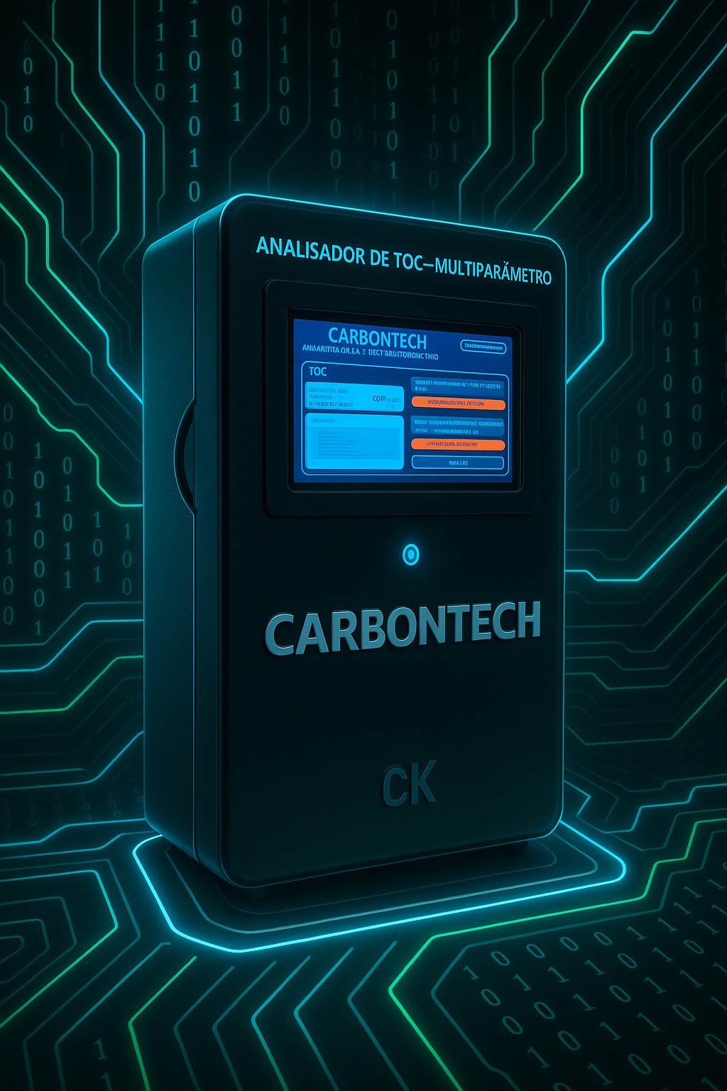 CarbonTech TOC – 02 canais de análises de Processo